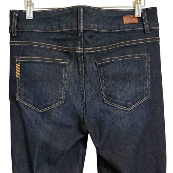 PAIGE Hidden Hills Petite High Rise Bootcut Jeans Dark Wash Women’s Size 29P - Picture 5 of 13